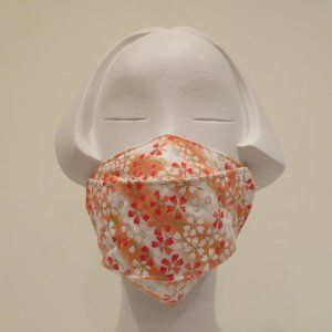 Women Cotton Face Mask Filter Triple Layer Reusable Washable Adjustable No Wire
